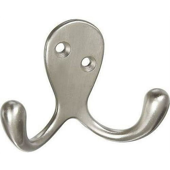 Stanley National N830-152 Satin Nickel Double Robe Hook