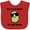 Red, variant on Inktastic Cool Beans Great Uncle Boys or Girls Baby Bib