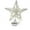 Silver, variant on Gogcaro Christmas Star Tree Topper, 8inch Sequins Xmas Tree Topper, Star Treetop for Home Christmas Tree Decoration, LED Bulbs, Silver
