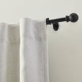thumbnail image 4 of Threadmade Farmhouse Ball Curtain Rod, Wrought Iron - 32"W x 142"L, 4 of 6