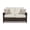 Brown, variant on Afuera Living Wicker Patio Loveseat in Brown and Gray