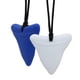 thumbnail image 2 of Collares masticables para niños sensoriales, paquete de 3 ayudas motoras orales de silicona, collar masticable sensorial para autismo, TDAH, ansiedad o necesidades especiales, 2 of 5