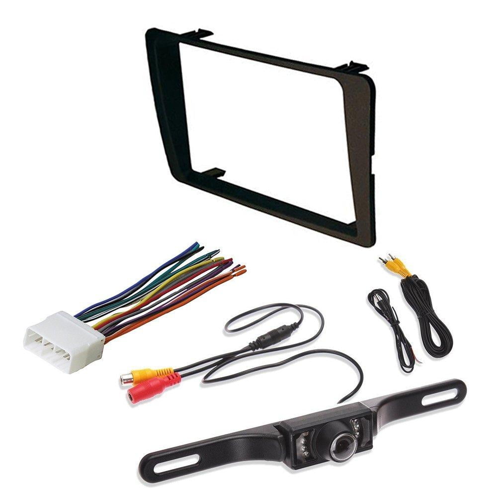 Car Radio Stereo CD Player Dash Install Mounting Trim Kit Wiring Harness 