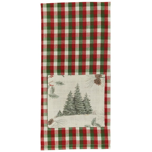 Park Designs Wild And Beautiful Holiday Tree Patch Dishtowel