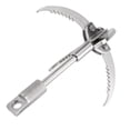 thumbnail image 3 of 4-Claw Grappling Hook, Grappling Hook, Foldable Telescopic For Fixing Fishing Boats Rescue Vehicles Traction Rock Climbing Activities Adventure Activities, 3 of 8