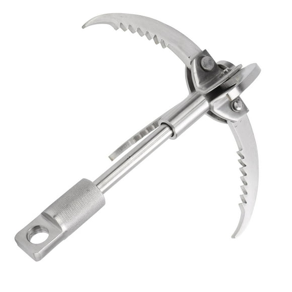Grappling Hook, Rock Climbing Claw, 1102lb Load Foldable For Adventure Activities Rock Climbing Activities Fixing Fishing Boats Rescue Vehicles Traction