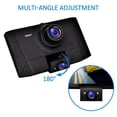 thumbnail image 4 of TIMIFIS Driving Recorder Double Recording Car Recorder 4 Inch Screen Car Front Car HD Car Flip Lens 1080P Night Vision Car Recorder Vehicle Camera, 4 of 8