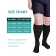 thumbnail image 3 of 4 Pairs Medical Sport Plus Size Compression Socks - 20-30mmhg Graduated Knee-High Support for Men & Women, Ideal for Soccer, Running, and Nurses, 3 of 7