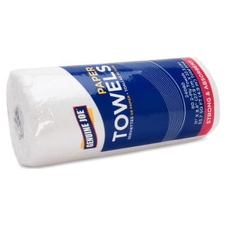 Genuine Joe, GJO24080, Kitchen Roll Flexible Size Towels, 30 / Carton, White