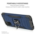 thumbnail image 5 of Samsung Galaxy A03S Case, Rosebono Hybrid Slim Colorful Armor Cover Case With Adjustable Integrated 360 Degree Rotating Ring Kickstand For Samsung Galaxy A03S (Navy), 5 of 6