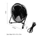 thumbnail image 2 of Mini ventilador de escritorio con luz LED y USB, portátil, de metal, con pantalla de mensajes y temperatura, para el hogar y la oficina., 2 of 8