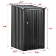 thumbnail image 2 of Barara King Outdoor Sheds, Outdoor Storage Tool House,Outdoor Storage Shed, 3 x 3 FT Metal Steel Garden Shed with Single Lockable Door, 2 of 13