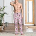 thumbnail image 2 of Fotbe Cute puppy Pantalones de Pijama para Hombre, Pantalones de Dormir, Pantalones de Casa con Cintura Ajustable y Bolsillos-X-Large, 2 of 6