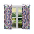 thumbnail image 3 of CADecor Mandala Window Treatment Panel Curtains Window Curtain Kitchen Curtain,Two Piece 26x39 Inches, 3 of 4