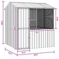 thumbnail image 2 of vidaXL Bird Cage Anthracite 215 x 209 x 230 cm Galvanized steel, 2 of 5