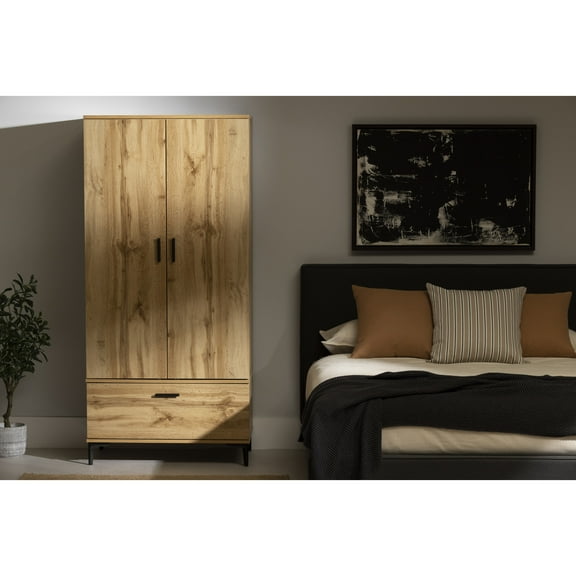 South Shore Musano, Urban Modern Cabinet,  Brown