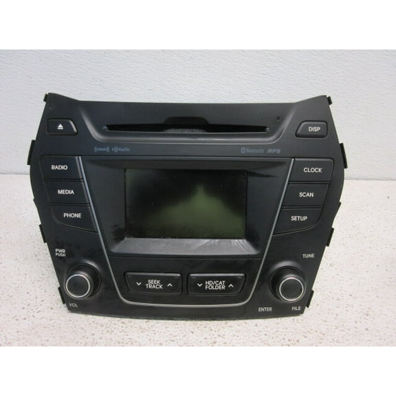 Pre-Owned 2013-2016 Hyundai Santa Fe AM FM CD Radio Receiver OEM LKQ - Verify Specific Vehicle Fitment In Description - (Good)