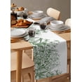 thumbnail image 2 of Table Runner Flowers Table Decoration for Kitchen Dinning Floral Plant Green Table Decoration for Indoor Outdoor Party Wedding Decor 13x90 Inch, 2 of 7