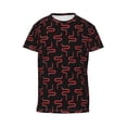 thumbnail image 6 of Fuzoiu Red Snake Print Youth Short Sleeve T-Shirt,Youth Dry-Fit Active Athletic T-Shirt,Short Sleeve Tops Tees for School, Sports, and Casual Wear, 6 of 6