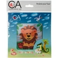 thumbnail image 2 of collection d'art stamped needlepoint kit 15x15cm-lionet, 2 of 2