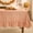 Orange Plaid, variant on Gingham Ruffled Tablecloth Rectangle, 60 x 84 Inch