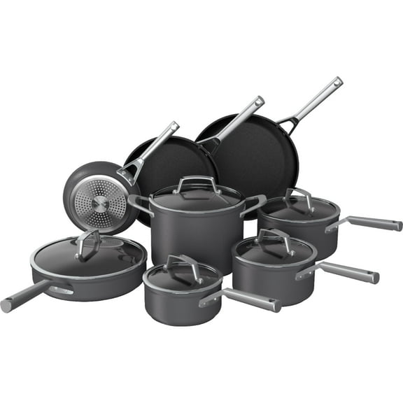 Ninja Foodi Premium NeverStick Cookware Set, Slate Gray