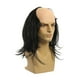 thumbnail image 4 of Peluca calva para Halloween, Cosplay, circunferencia de la cabeza, 58 ~ 60cm, peluca para fiesta de disfraces, peluca calva de científicos locos para pelo liso negro, 4 of 8