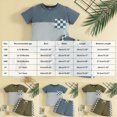 thumbnail image 4 of KPOPLK Toddler Baby Boy Clothes 3 6 9 12 18 Months 2 3T Summer Spring Shirt Tee Shorts Sleeves Set Outfits 2PCS(2-3 Years,Blue), 4 of 7