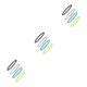 thumbnail image 3 of Diademas Elásticas Deportivas Antideslizantes Greeniant Paquete De 4 Para Yoga Fitness, 3 of 6