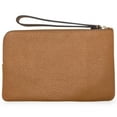 thumbnail image 2 of Kate Spade New York Women's Leila Pebbled Leather Medium Top Zip Wristlet (Warm Gingerbread), 2 of 4