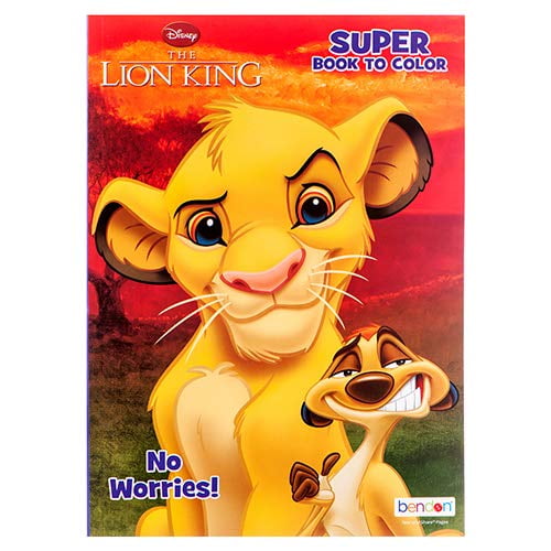 The Lion King Super Book of Color & Activity Book Bundle 
