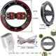 thumbnail image 4 of Reloj de pared LED Luminoso digital 3D silencioso yuxing con alarma y Calendario blanco, 4 of 5