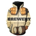 thumbnail image 1 of Sudadera con capucha y cremallera para hombre, diseño de festival de cerveza de dibujos animados, moda para adolescentes, divertidas sudaderas, tops de manga larga con capucha, chaquetas unisex de gra, 1 of 6