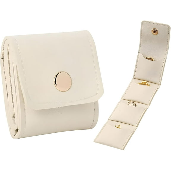 Mini Travel Jewelry Bag, Travel Jewelry Organizer Case, Portable Jewelry Organizers Storage Book for Travel Essentials,Ring,Earring
