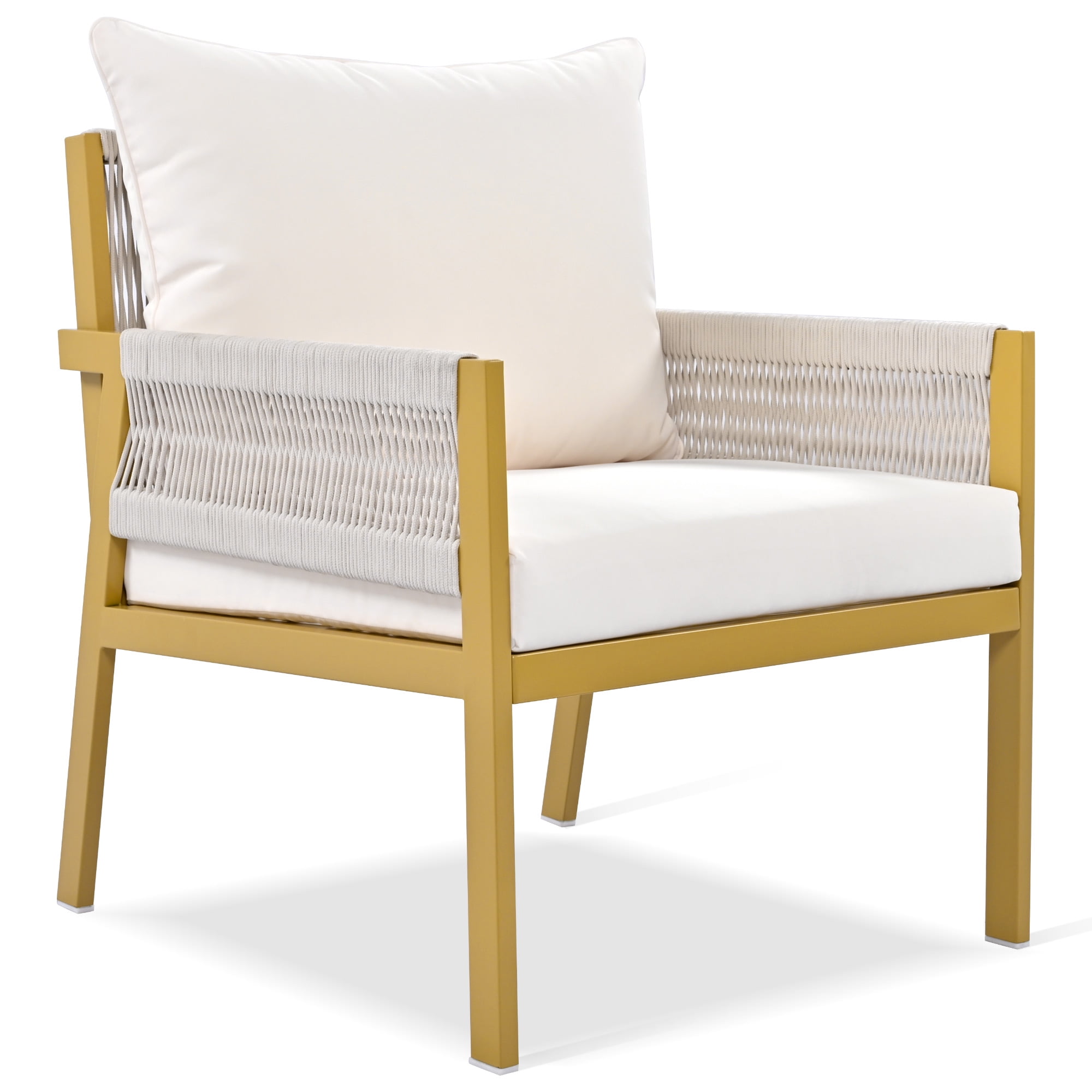 Aimee Lii 4-Pieces Patio Furniture Set, Patio Conversation Set with Tempered Glass Table and Thick Cushion, Outdoor Furniture for Backyard Porch Balcony, Beige Aimee Lii 4-Pieces Patio Furniture Set, Patio Conversation Set with Tempered Glass Table and Thick Cushion, Outdoor Furniture for Backyard Porch Balcony, Beige
