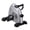 Silver, variant on Mini Under Desk Exercise Bike, Portable Pedal Exerciser with LCD Display for Arm and Leg, 240 lbs Capacity, Black