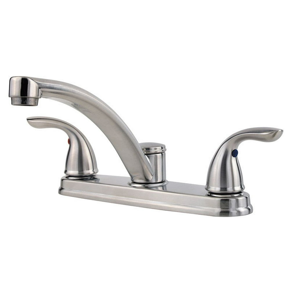 Price Pfister Kitchen Faucet With Side Spray Low Lead Two Handle Delton