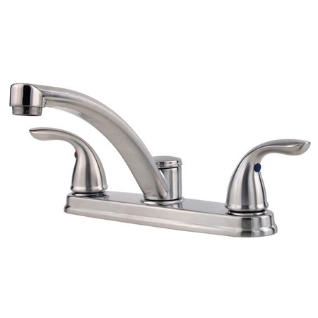 UPC 038877550540 product image for Pfister Delton Double Handle Centerset Kitchen Faucet with Side Spray | upcitemdb.com