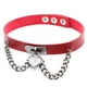 thumbnail image 1 of Minnieouse Punk PU cuero gargantilla cadena colgante corazón collares mujeres niñas gargantilla señora regalo joyería Ropa, zapatos y accesorios Miscelánea Rojo Minnieouse PS11278-03, 1 of 6