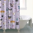 thumbnail image 4 of Dog with Medical Icons Shower Curtain 84"x72" ,Bathroom Decorative Shower Curtains Set with 12 Hooks,Modern Waterproof Washable Shower Curtain, 4 of 6