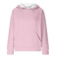 thumbnail image 5 of Diufon Womens Plus Size Hoodies Tops Solid Color Sweatshirts Long Sleeve Pullover Tops with Pockets, 5 of 5