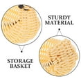thumbnail image 3 of Hytrove Cesta Multifuncional Beige Imitación Ratán Con Forma De Animal Para Guardar Huevos Y, 3 of 7