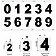 thumbnail image 2 of Nanofilm License Plate Stickers Vanish Signs License Plates Reflective Invisible Digital Sticker White Size M, 2 of 4