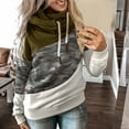 thumbnail image 1 of CEHVOM Sweat à Capuche Femme à Manches Longues Col Roulé Assorti, 1 of 6