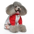 thumbnail image 5 of Rewera Dog Pajamas for Small Dogs Soft Puppy Onesie Cat Jumpsuit Comfortable Pet Clothes (Red), 5 of 5