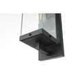 thumbnail image 4 of Elegant Lighting Julien 6 Inch Outdoor Wall Sconce In Black, 4 of 8