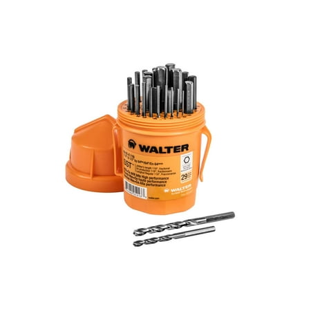 Walter 01E118 SST+ Drill Bit Set 1/16 - 1/2 by 64ths