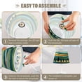 thumbnail image 3 of Table Lamp Small 5.9x10.8 Inches Table Lamps Night Light Tools & Home Improvement Bedroom Lamp Guest Room Lamp Study Lamp Office Lamp Cartoon Green Hill, 3 of 7