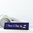 thumbnail image 2 of I Need a Nap Moon & Stars Designer Series Desk Sign, Novelty Nameplate (2 x 8"), 2 of 3