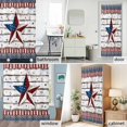 thumbnail image 2 of 4th of July Shower Curtain Set with Hooks, Patriotic Farmhouse Barn Star Waterproof Fabric Bathroom Curtains Decor Home Accessories,66 X 72 Inch Long, 2 of 9
